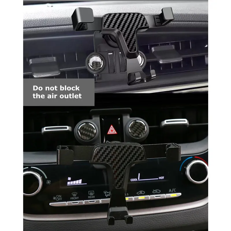 For Corolla E210 2019 2020 2021 Car Air Vent Mount Phone Holder for Mobile Phone Stable Cradle Smart Toyota  Stand Bracket