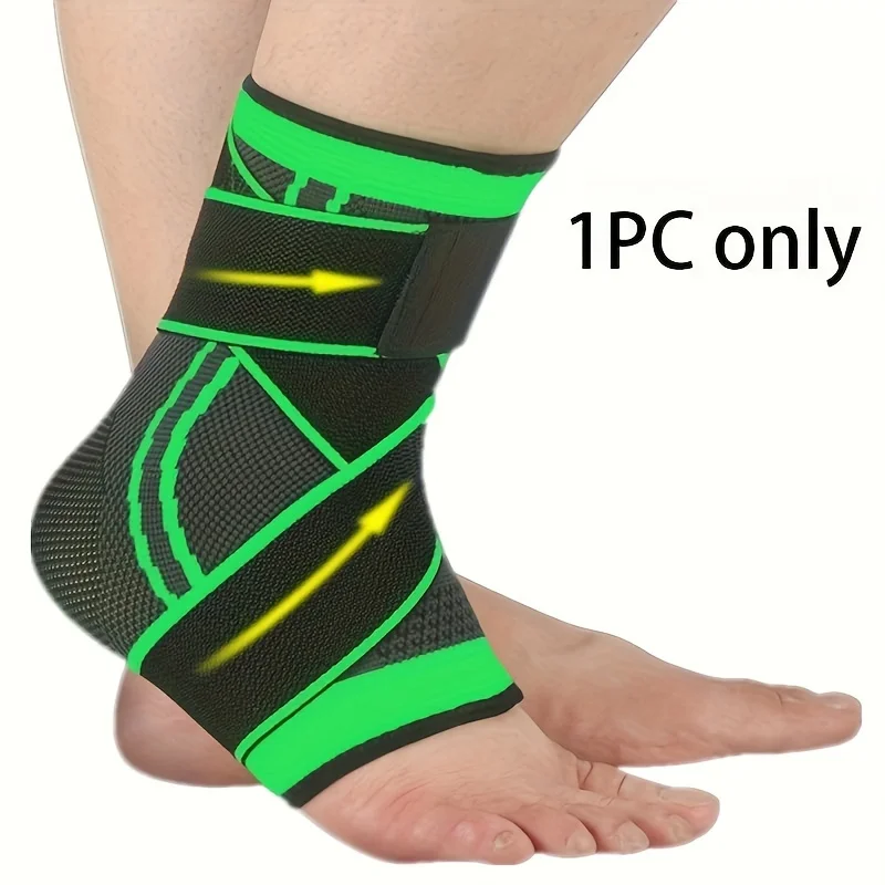 1Pc Ankle Support Brace With adjustable straps, Best Ankle Compression Support Brace for Foot and Heel