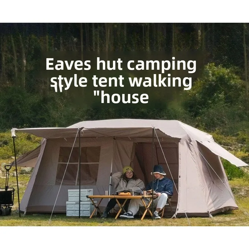 Camping supplies Automatic tent Two bedrooms and one living room Outdoor free pitching Quick opening Rainproof