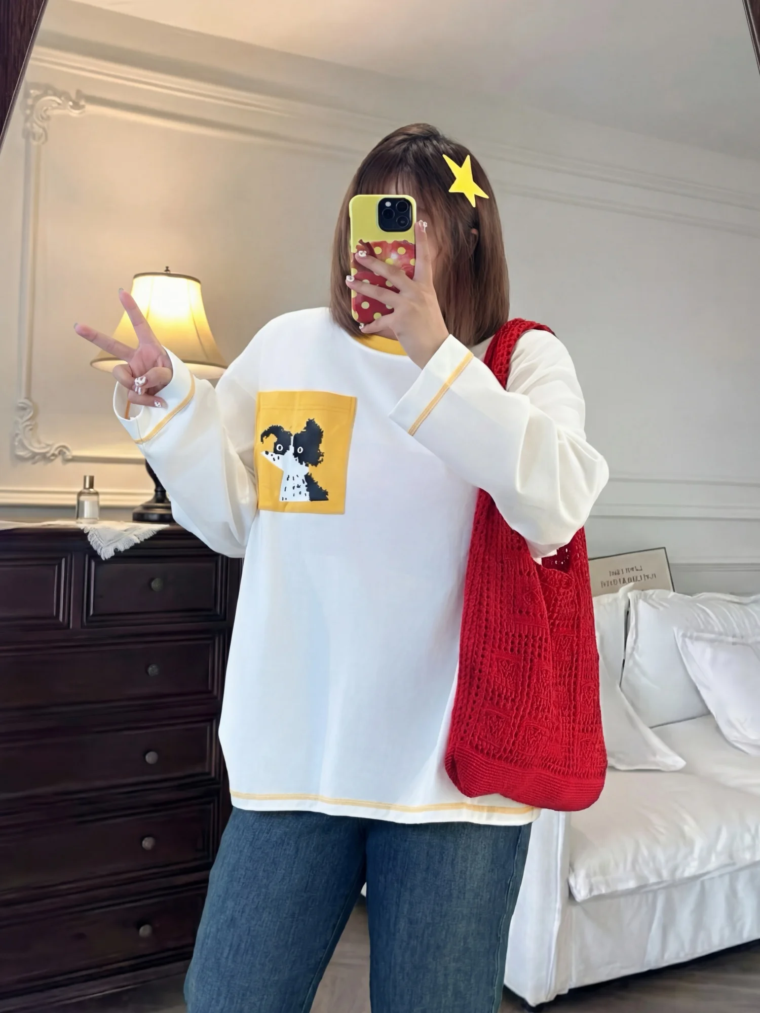 

plus Size Women's Base Layer T-Shirt Commute Style Long Sleeve round Neck Cotton Polyester Blend Spring New Arrival Slimming