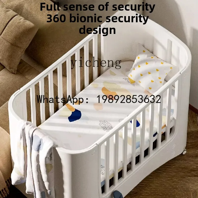 AG   Movable  Diaper-Changing Table Lifting Multifunctional Children's Bed Cradle Newborn