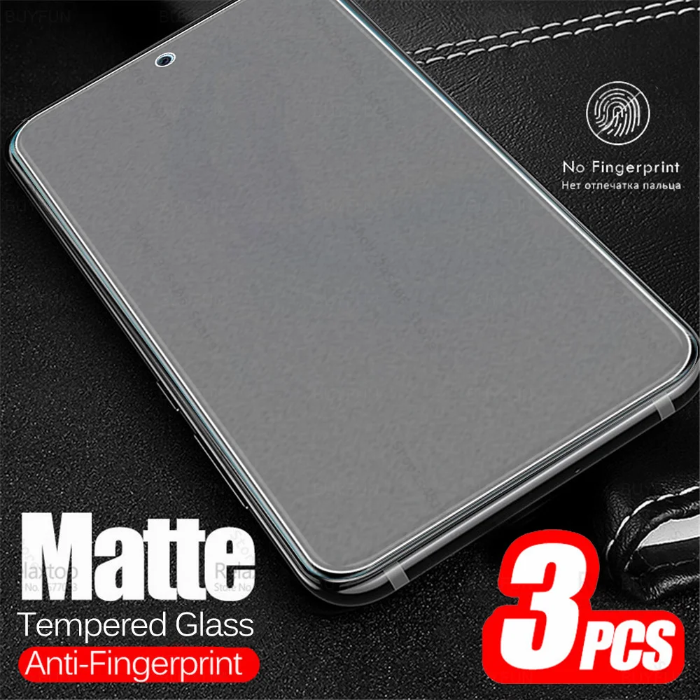 For Xiaomi Poco X6 Pro Glass 3Pcs Frosted Matte Tempered Glass Pocco Little X6Pro X 6 PocoX6 PocoX6Pro 5G Screen Protector Cover