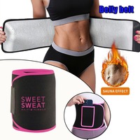 Fitness Belt with Pocke Home Sports Sweat Absorbing Waist Support Fat Burning Abdomen Belt Elastic Waistband Body Shaping Underw
