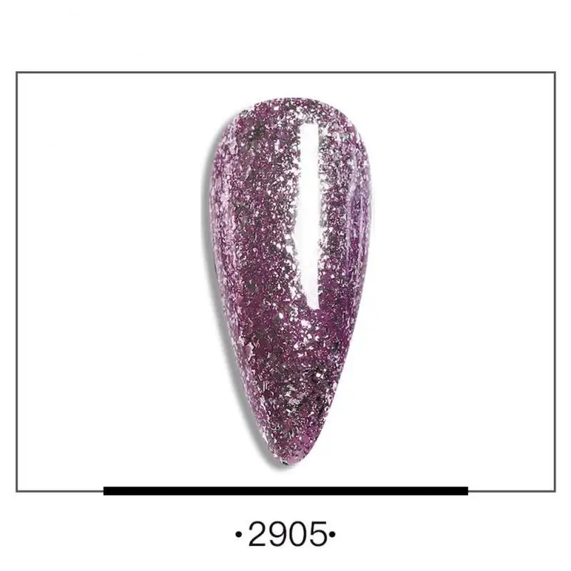 تألق جيل للأظافر البولندية الترتر بيرليسسينت UV LED هلام طلاء الأظافر شبه دائم قاعدة معطف فوقي مسمار الفن الورنيش TSLM2