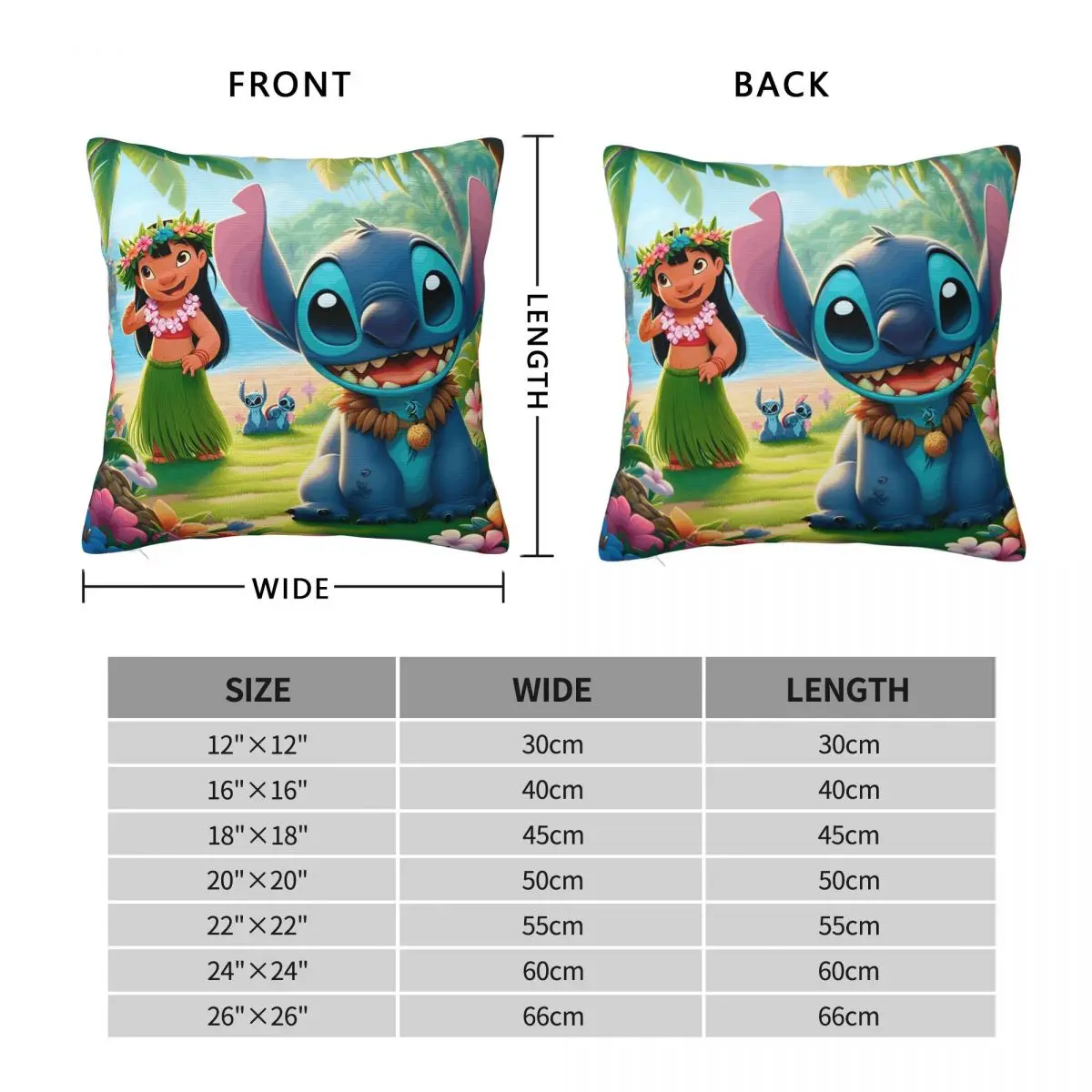 ليلو وستيتش سادات البوليستر السرير سيارة لطيف الكرتون كيس وسادة الإبداعية ديكور المنزل المخدة 40*40 #6