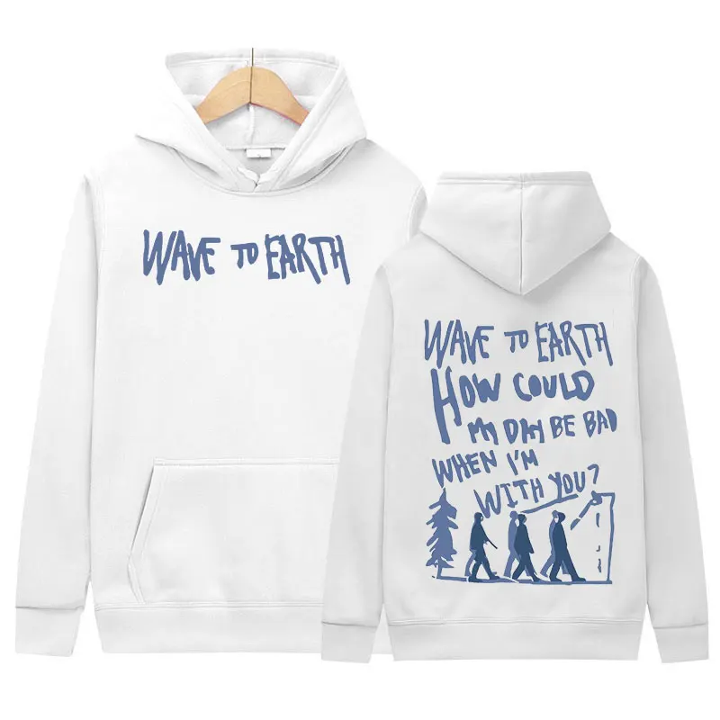 Korean Band Wave To Earth 2024 new Album hoodie Men Women Vintage Fashion pullover Sweatshirt Hip Hop clothing Oversized hooded