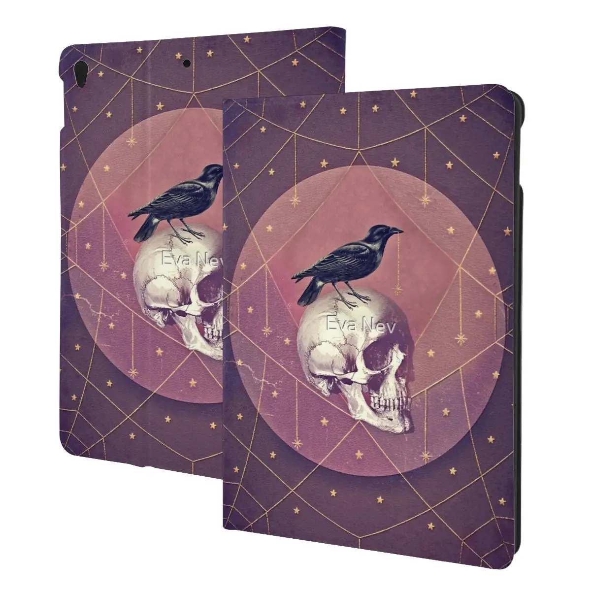 

Crow And Skull Collage For iPad Case For iPad 10th Pro 9 8 7 For iPad Air 5 4 3 2 Mini 6 10.5 cover