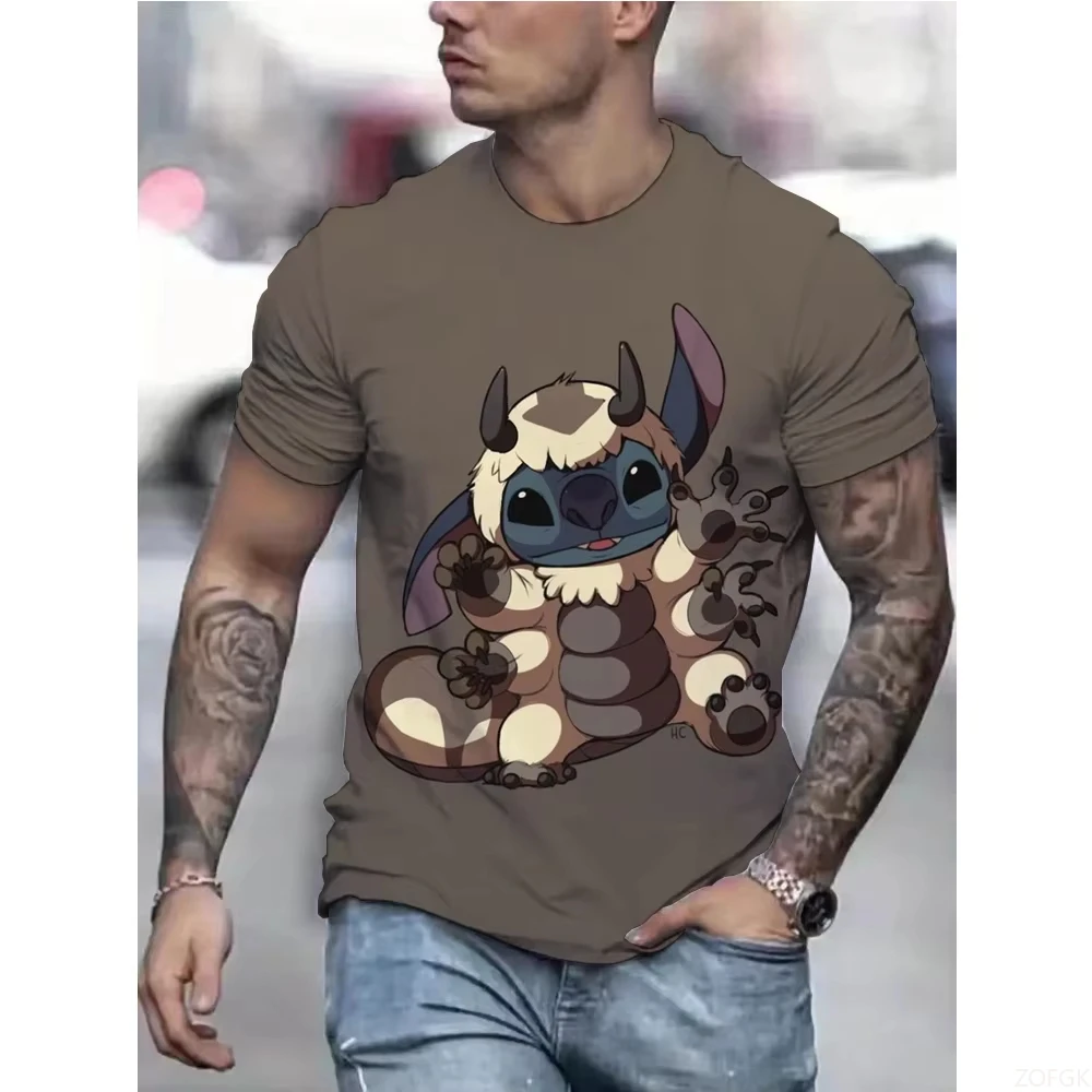 

2024 Anime Animation 3D Printing T-shirt Children's Top T-shirt Men's and Women's Summer Short Sleeve T-shirt