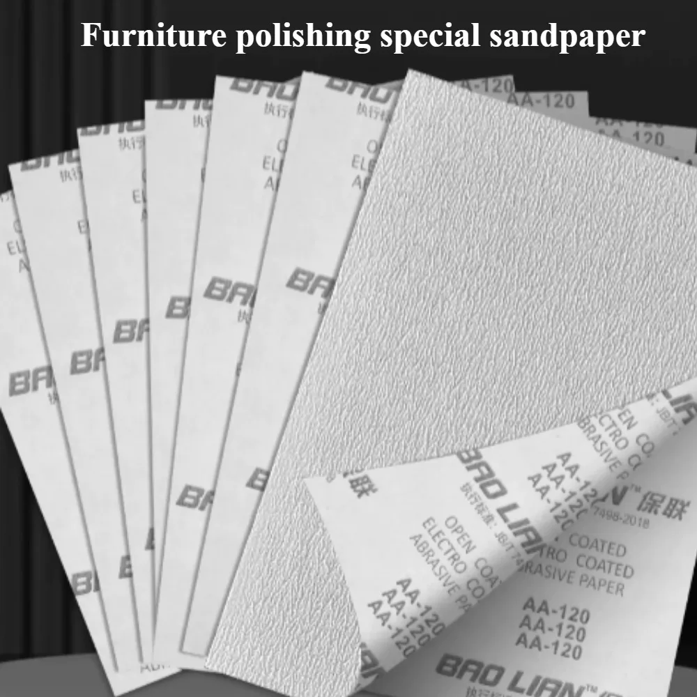 

120 -600 Grit Dry Sandpaper Electrostatic Sanding Paper for Woodworking Furniture Finishing