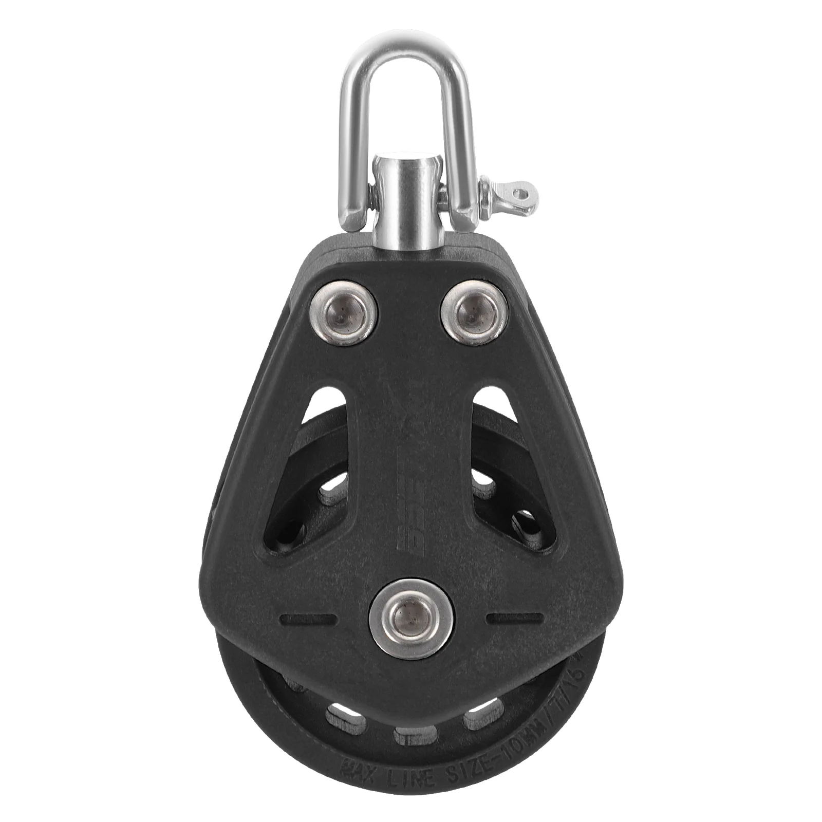 

Sailing Pulley Lifting Sailboat Nylon Single Swivel Tool Pulleys Wheel Crane Block Roller for Stainless Steel
