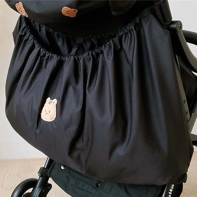 Sac de Rangement Étanche pour Poussette de Bébé, Accessoire de Grande Capacité, Style Coréen