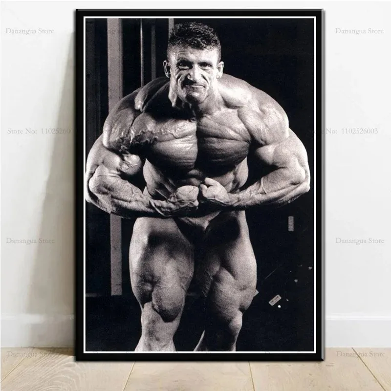 New Great Dorian Yates Man Muscle GYM Bodybuilder Star Poster Prints Wall Art Canvas Painting Picture Photo Gift Wall Decor  Aes