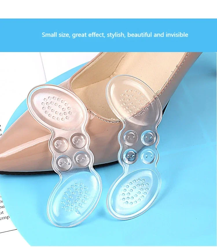 Silikon-Gel-Fersenschutz, Damen-Einlegesohlen für Schuhe, hohe Absätze, Fersenpflaster, größenverstellbar, selbstklebende Fersenkissen, zur Linderung von Fußbeschwerden, Fußpflege-Einlage. – Detail 3