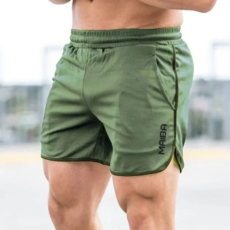 Summer Sports Shorts Men Fitness Sweatpants bodybuilding Short Pants Mens Gym Quick Dry brand Jogging mesh basketball men shorts