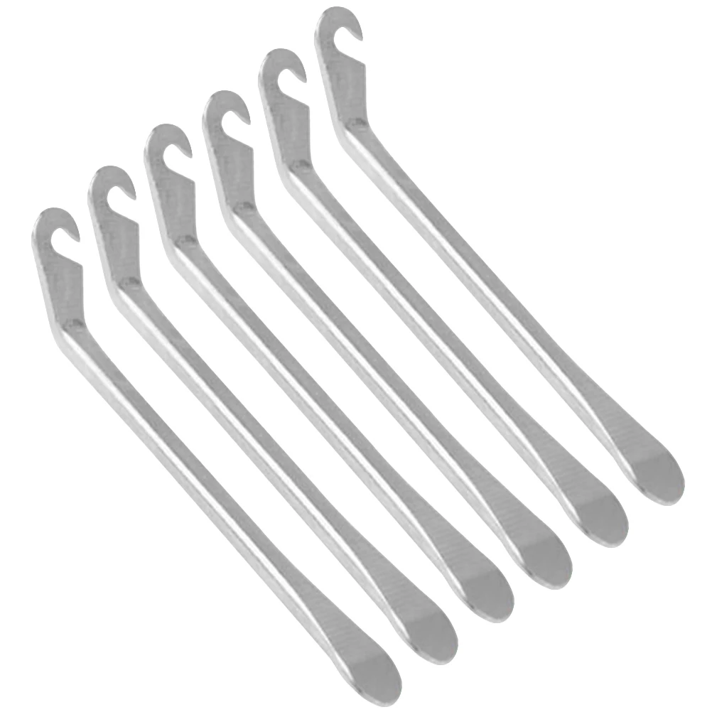 

6 Pcs Tire Lever Steel Levers Bike Opener Repair Tools Fold Tough Removal Practical