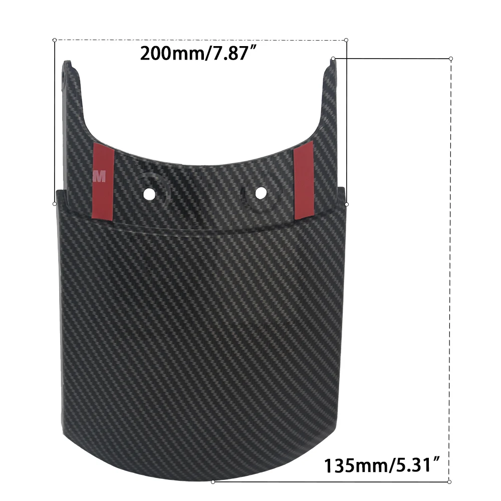 Motorcycle Front Fender Extension Carbon Look Mudguard Rear Extender Splash Guard For Tiger Explorer XCA XCX XR XRT XRX XC 16-17