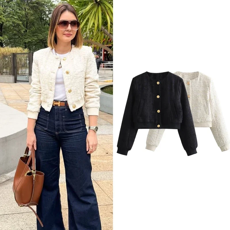 

Spring New Jackets 2025 Women's Coat Jacket Fashion Warm Street Short Coat Chic Joker Youth Jackets