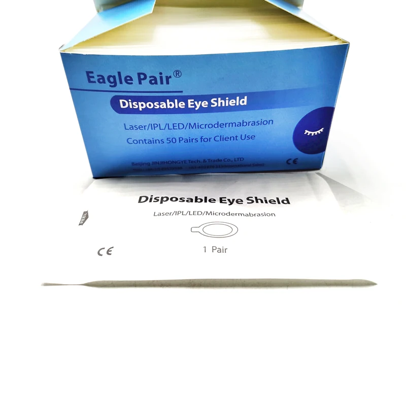50/100 paires OD7 + bouclier oculaire jetable pour Laser IPL LED Microdermabrasion Protection des yeux 190-11000nm