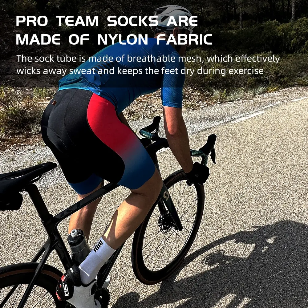 2 Pais High Quality Profession Team Men Women Cycling Socks Bike Socks Breathable Bicycle Socks Outdoor Sportswear Racing Socks