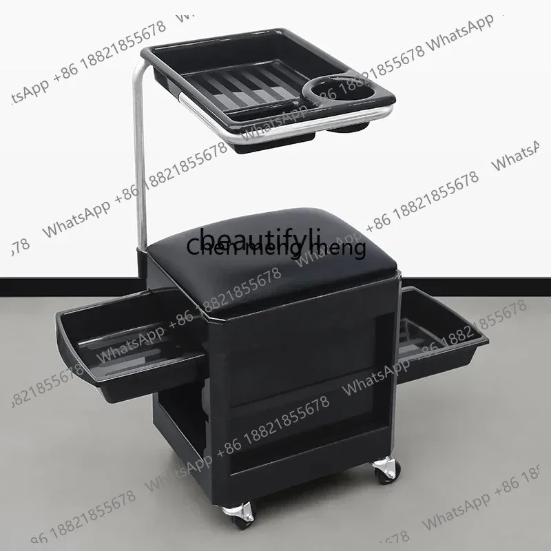 LHX26 ss 26 Barber shop hair cutting tool cart hair salon perm and dyeing trolley hair salon locker