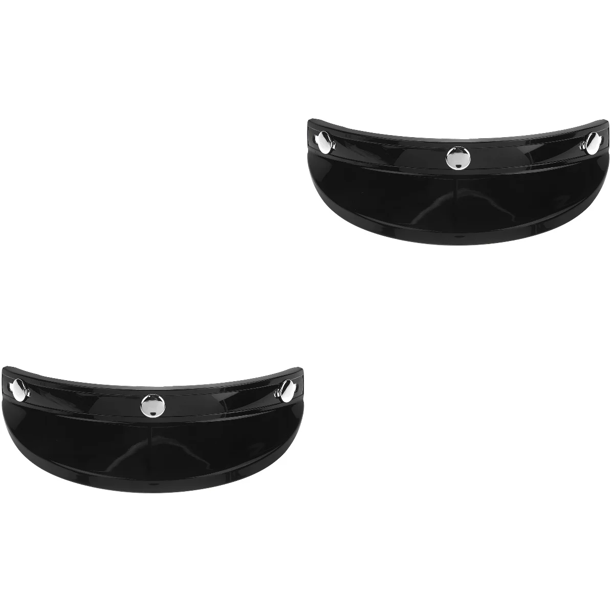 

2 Pack Brim Sun Hat Visor for Cycle Shade Motorcycle Bike Attachment Vintage