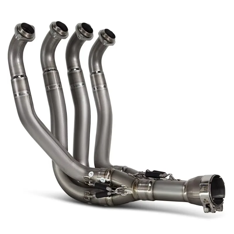 Forged Exhaust System For MotorcycleMotorcycle Exhaust Modify Front Pipe Escape Titanium Header Tube Compatible Original Muffler