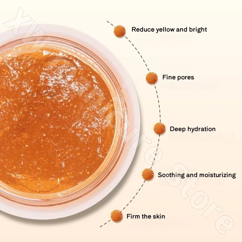 MikIik Grapefruit Application Mask Shrinks Pores and Moisturizes Light Feeling Staying Up Late To Rescue Emergency 100ml