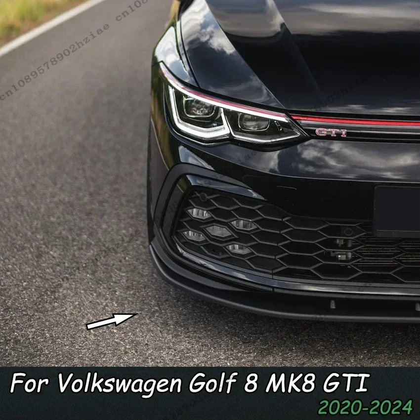 

Accessories For VW MK8 Golf 8 GTI GTD GTE R-Line 2020-2023 Maxtone Style Design Bumper Front Lip Spoiler Splitter Diffuser