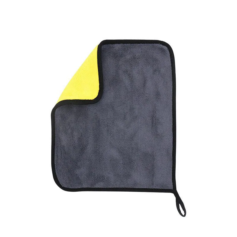Car Wash Microfiber Quick-Dry Cleaning Towel Thicken Soft Drying Cloth Car Body Washing Towels Double Layer Clean Rags Hotel