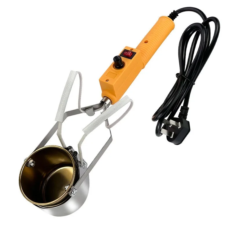 Portable Handheld Soldering Pot Adjustable Temperature Mini Melting Tin Furnace Electric Dip Soldering Tool with US EU Plug