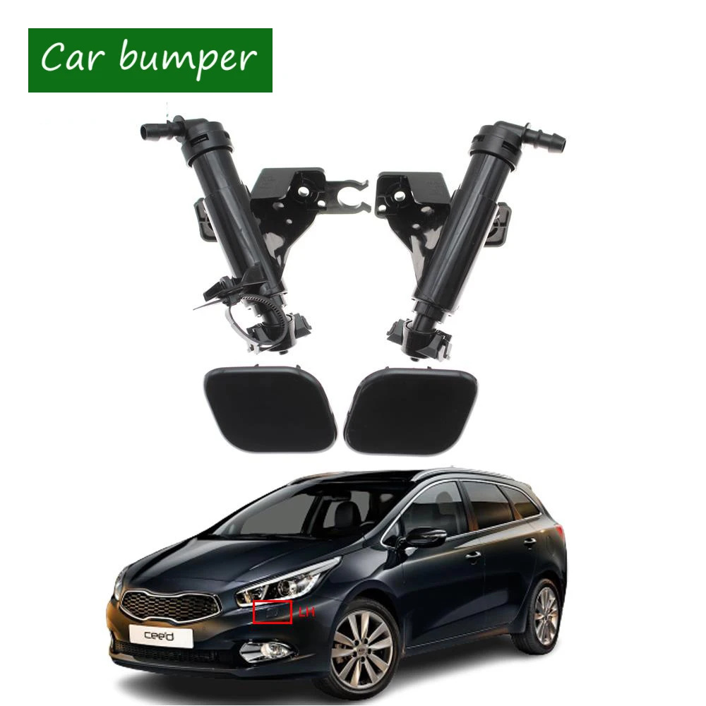 

For KIA CEED 2012 2013 2014 2015 2016 2017 Front Bumper HeadLight Lamp Washer Spray Nozzle Cleaning Pump Actuator with Cover Cap