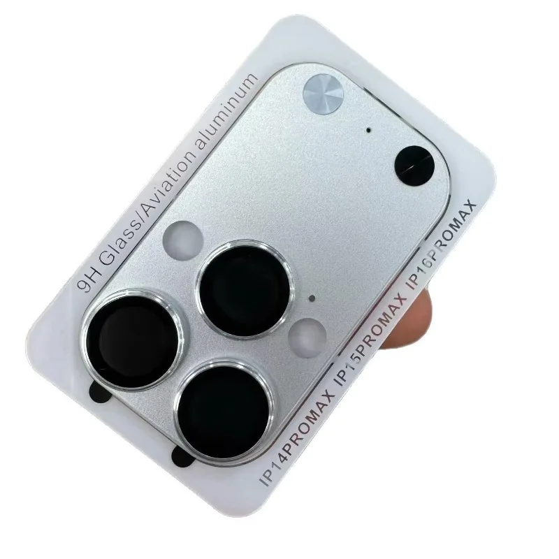 9H الزجاج المقسى ثانية تغيير محول آيفون 14 15 16 برو ماكس إلى 17 برو ماكس غطاء عدسة الكاميرا فلاش دعم المضادة للانزلاق