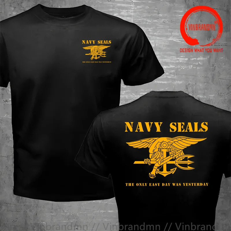 Naval SEALS Silver Team Seal Team Six Devgru Squadron T-shirt Fashion 100% Cotton Casual Mens Clothing Military Style Streetwear