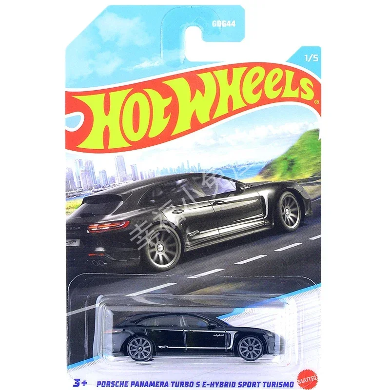 Оригинальный автомобиль Hot Wheels, литой под давлением сплав 1:64 GDG44 Tesla Model 3, Voiture Porsche Panamera Turbo, игрушки для мальчиков,