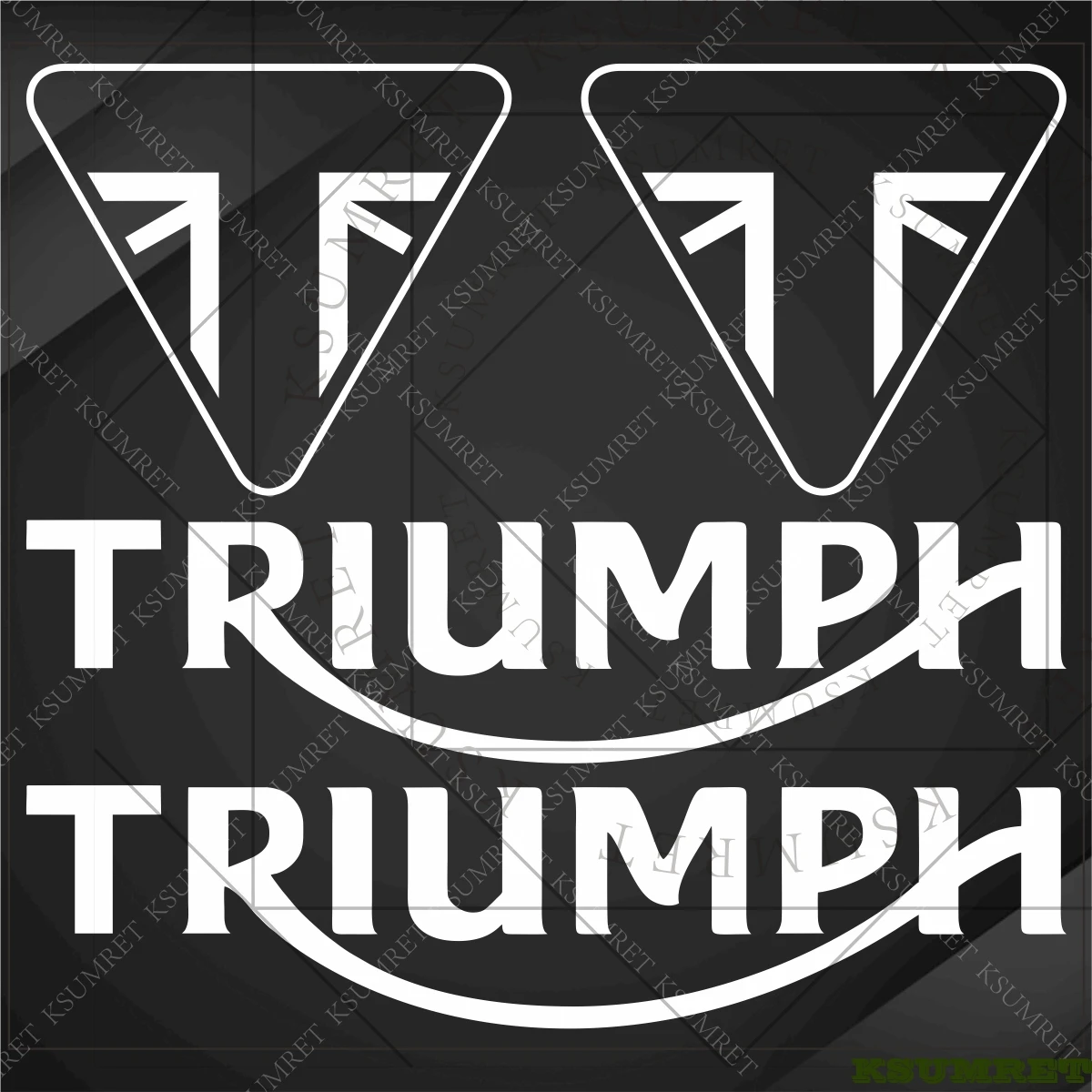

Для мотоциклов Triumph наклейки логотип наклейка эмблема танка TFC TWIN Scrambler Bobber водонепроницаемый