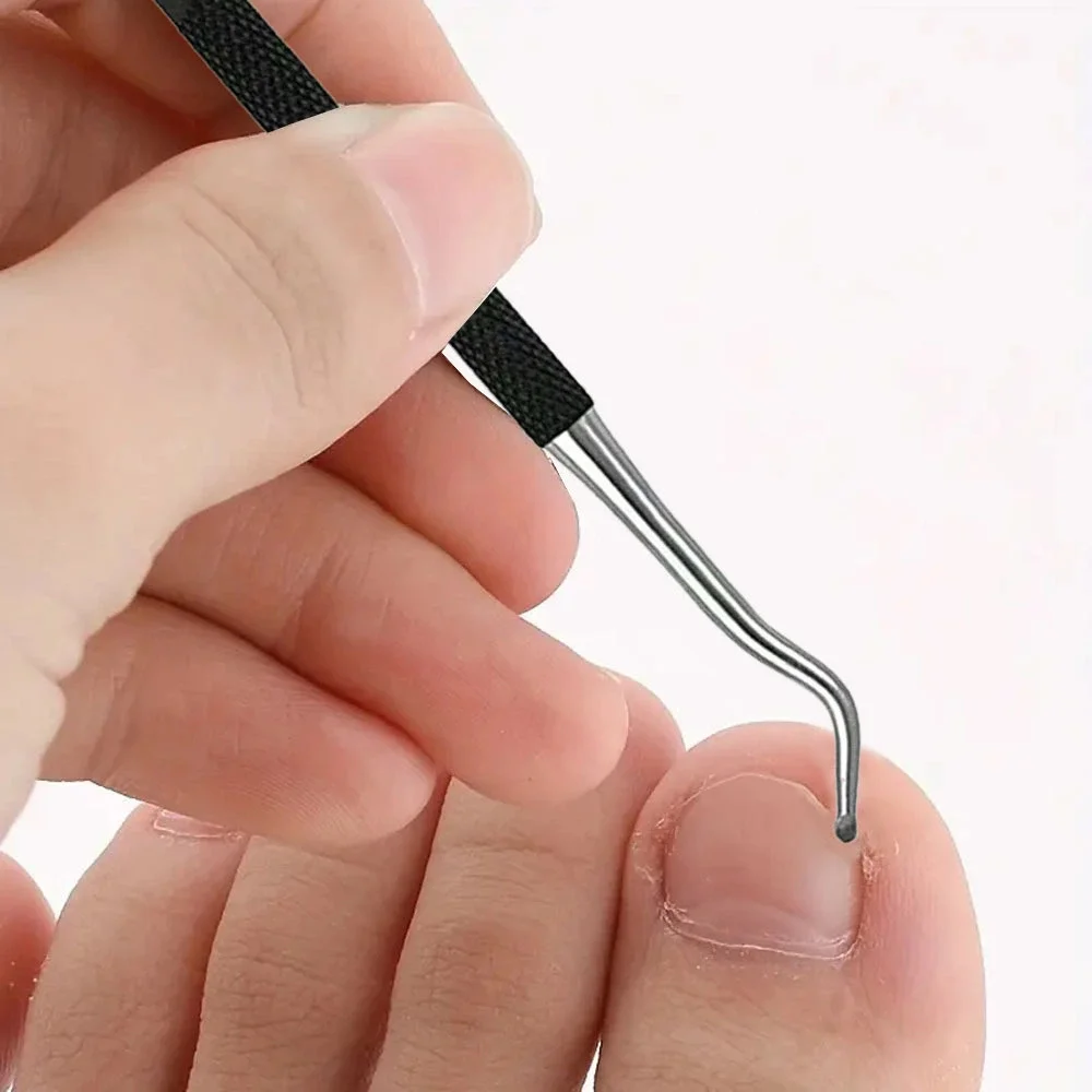 Set tagliaunghie spesso da 5 pezzi: grado podiatra per carichi pesanti, lame in acciaio inossidabile con impugnatura facile da impugnare, adatto all'interno