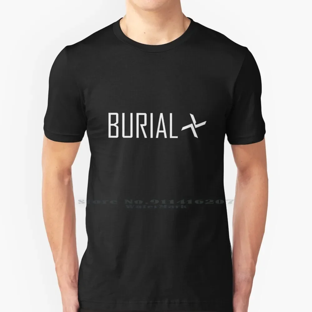 Burial Logo T Shirt Cotton 6XL Music Garage Dnb Jungle Alternative Burial Archangel Tunes Untrue Burial Logo