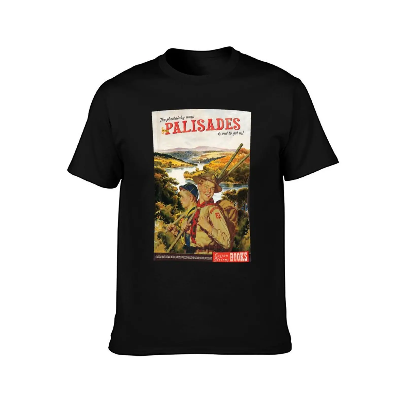 The Predatory Wasp // Vintage Poster T-Shirt Soft Casual Short Sleeve Cotton Tee T-Shirt