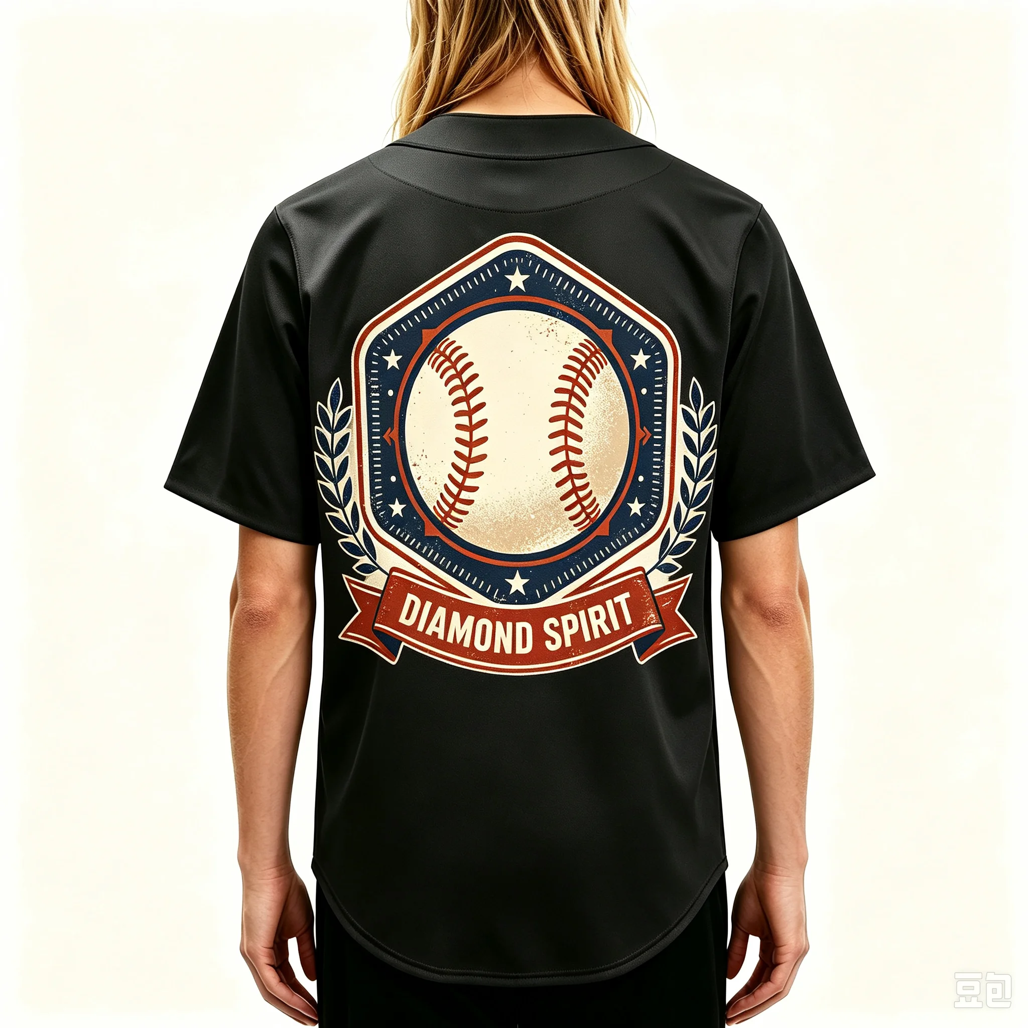 Men's Vintage Baseball Jersey Short-Sleeve Button-Down T-Shirt 'Play for the Game' Print Graphic Sports Uniform Shirt