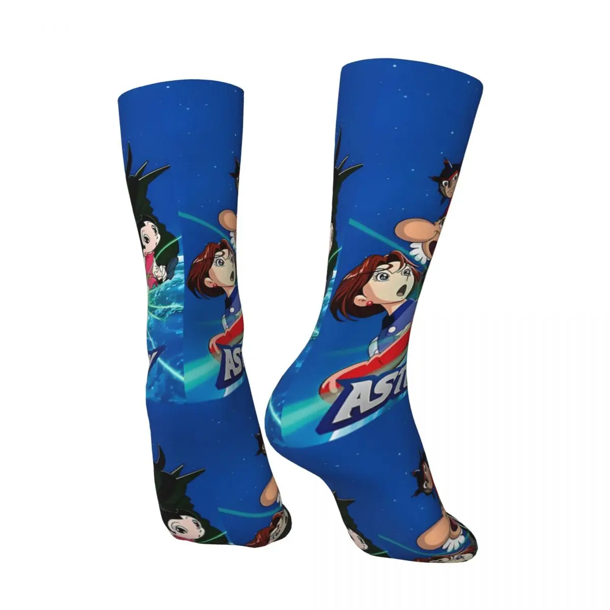 Amazing Men's Socks Retro Harajuku Astro Boy Street Style Novelty Casual Crew Sock