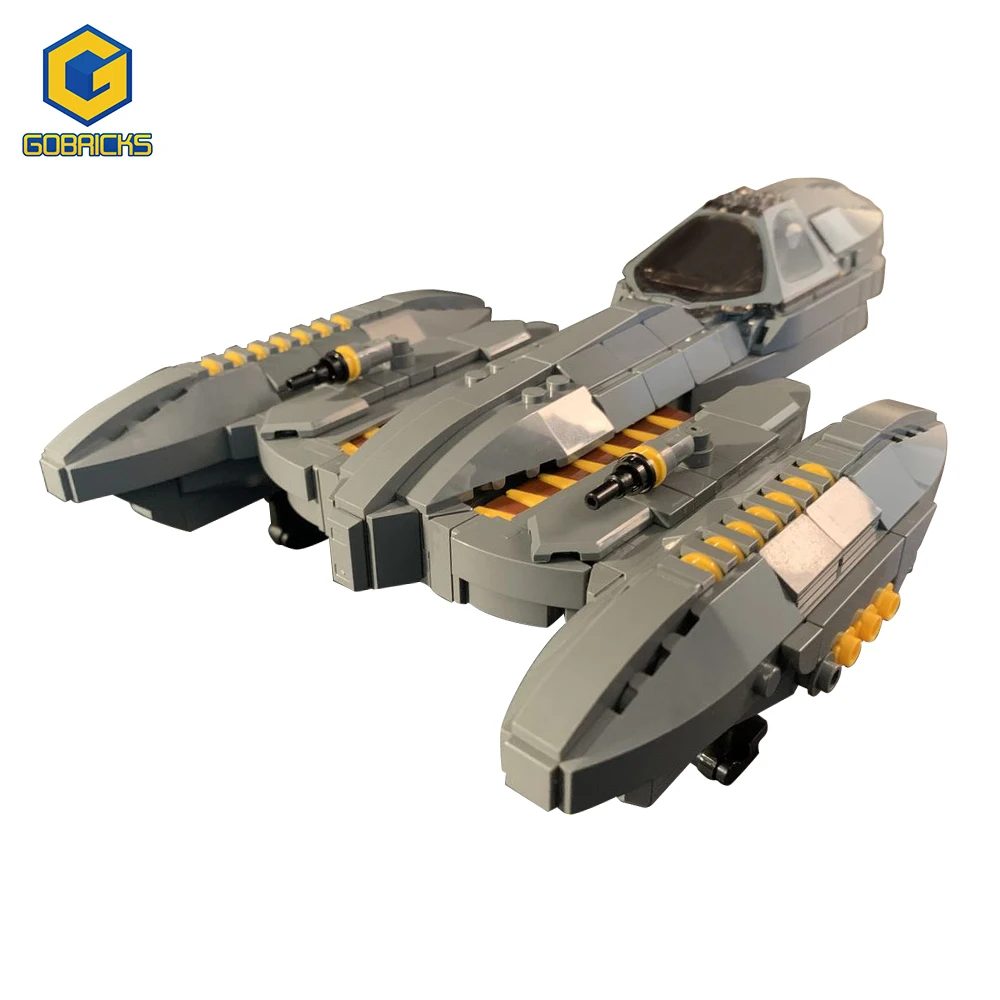 Moc Space Wars Classic Movie Starfighters Building Blocks Spaceship DIY Assembled Collection Model Toys for Children Gift