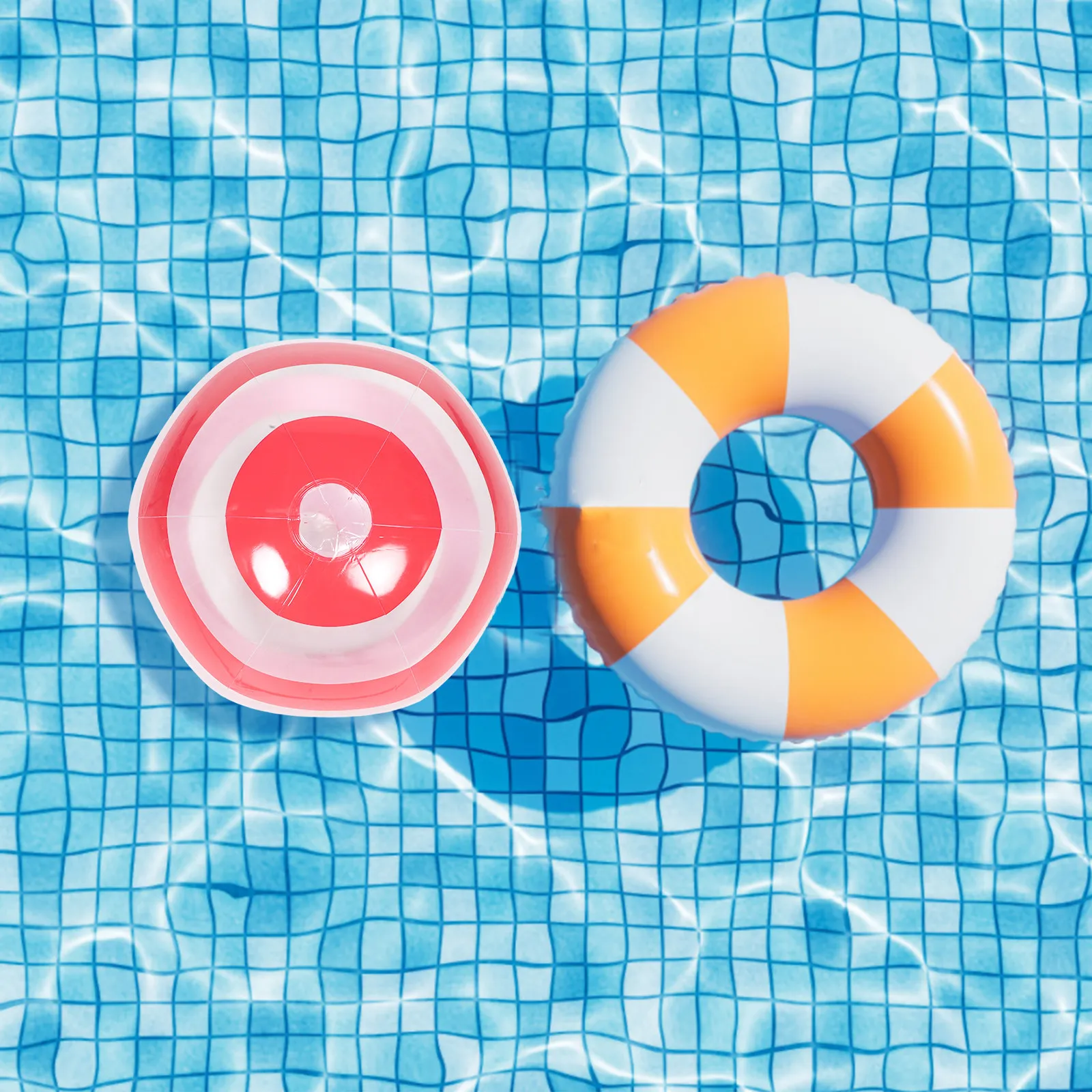

Transparent Inflatable Beach Ball Vibrant Stripe Design for Pool Parties Beach Gatherings Easy Inflate Deflate All Ages Use