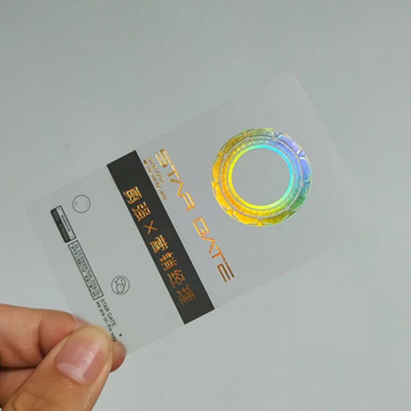 PVC 블랭크 투명 명함 플라스틱 방수 무광 카드, 필기용 사무용품, 인쇄 불필요, 로트당 100 개