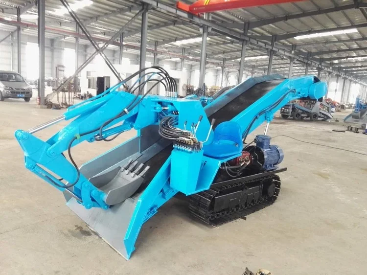 High Efficiency Tunnel Culvert Automatic Crawler Scraper Slag Raking Machine Mining Excavation Loader