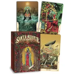 10,3 * 6 cm Santa Mfatkunuerte Tarot Deck Table 78 sztuk Karta do gry planszowej Karta do gry