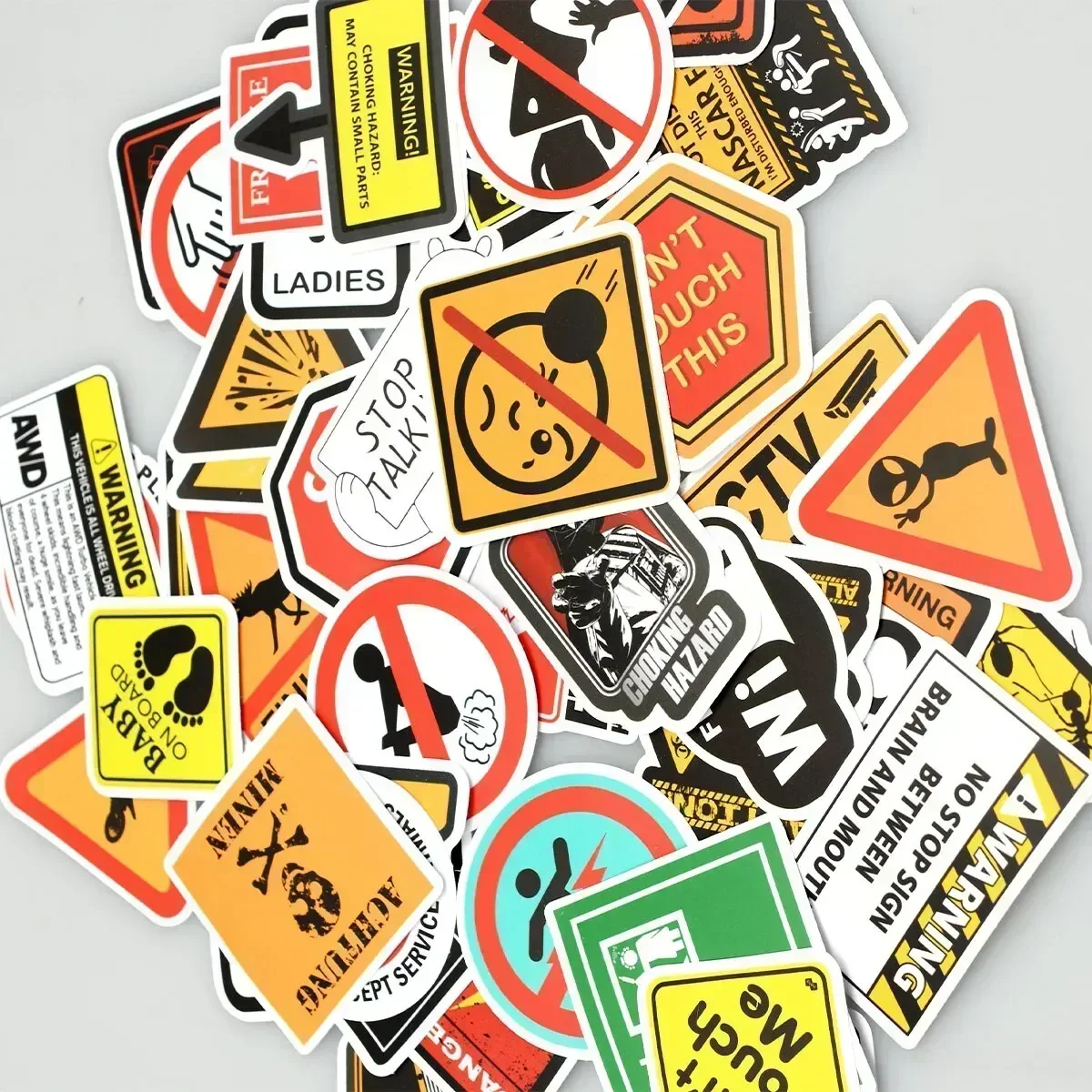 

50PCS Random Motorcycle Stickers - Racing Sponsor Logo Decals for Honda Yamaha Kawasaki Suzuki KTM Helmets/Tanks