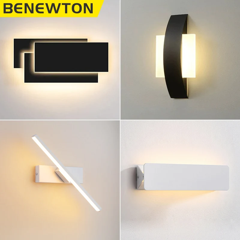 

BENEWTON LED Scandinavian wall light Modern sophisticated LED aisle light Corridor Bedroom Living room Room Kitchen Interior