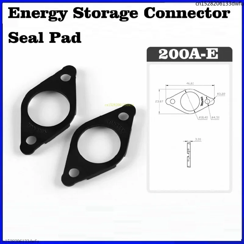 200A-E Energy Storage Connector Sealing Sealing Gasket Mechanical Silicone Gasket Flange Rubber Ring Pad