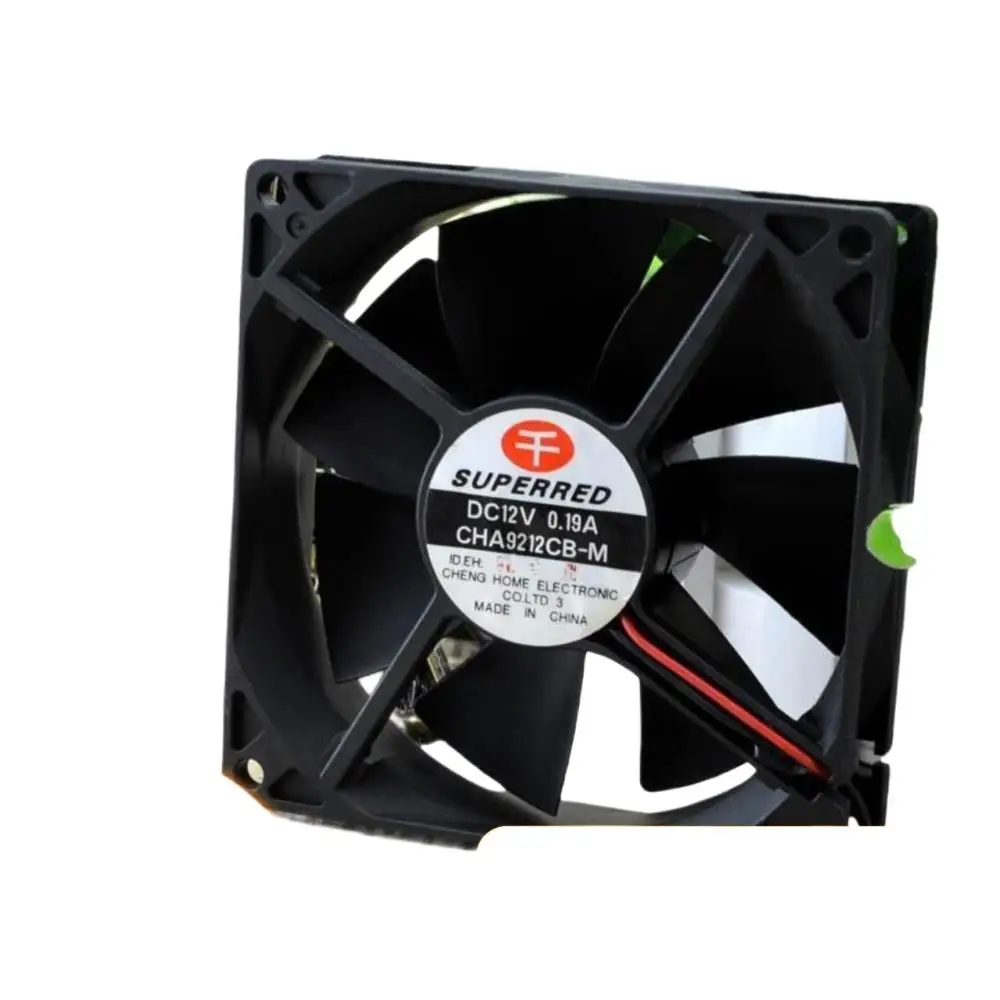 

Для охлаждающего вентилятора Superred 9225 9 см с двумя шарикоподшипниками, корпуса ПК CHA9212CB-M 12 В 0,19 А, серверов и эффективного потока воздуха