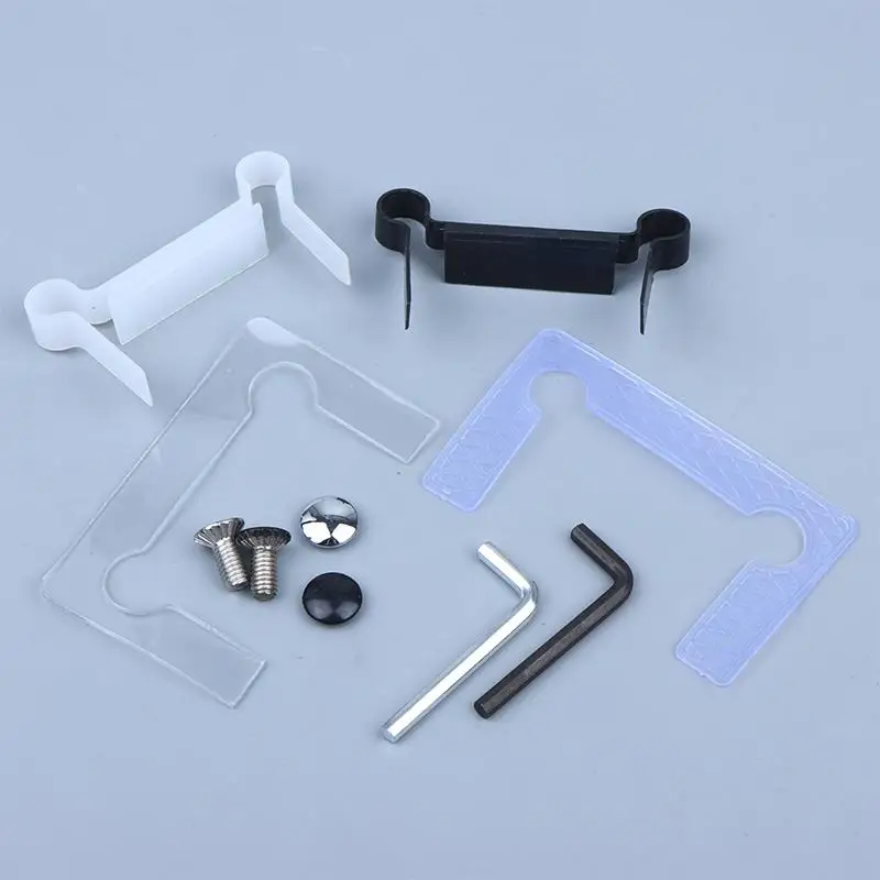 New Glass Door Bathroom Clip Accessories Shower Room Frameless Glass Door Hinge Gasket Rubber Pad Decorative Cover